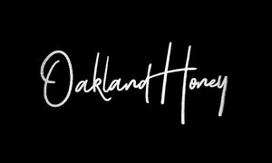 OAKLAND HONEY SIGNATURE TEE BLACK/WHITE